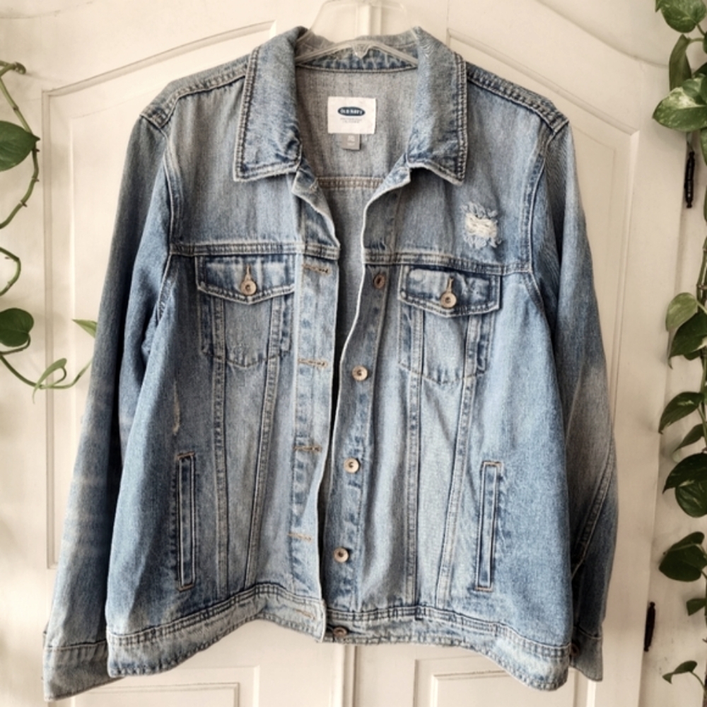 Distressed Denim Jacket